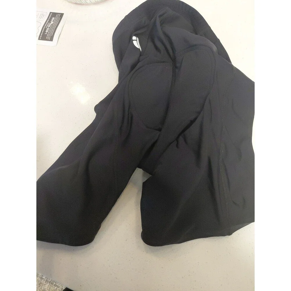 Pearl Izumi Women's Cycling Size XL Black Compression Gray Padding Silicone Grip